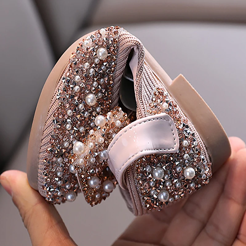Girls Princess Shoes Childrens Leather Pearl Rhinestones Shining Shoes Baby Kids Shoes For Party and Wedding Spring Summer
Girls Princess Shoes Childrens Leather Pearl Rhinestones Shining Shoes Baby Kids Shoes For Party and Wedding Spring Summer
