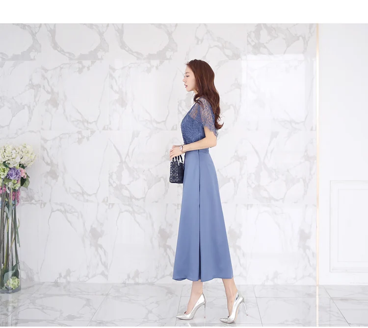 2020 Summer Elegant Vintage Lace Patchwork A-line Dress Women V-neck Single-breased Long Dresses OL office work Vestidos
2020 Summer Elegant Vintage Lace Patchwork A-line Dress Women V-neck Single-breased Long Dresses OL office work Vestidos