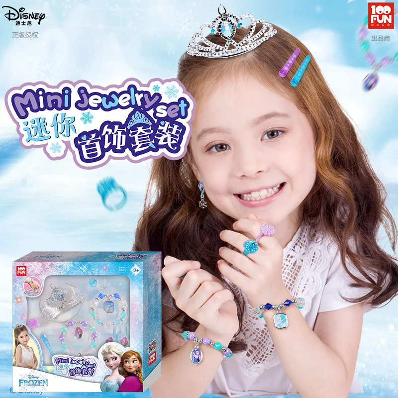 Original Disney Mini Jewelry Set Girl Dress Up Bracelet Ring Hairpin Headdress Play House Toy DS-2595
Original Disney Mini Jewelry Set Girl Dress Up Bracelet Ring Hairpin Headdress Play House Toy DS-2595