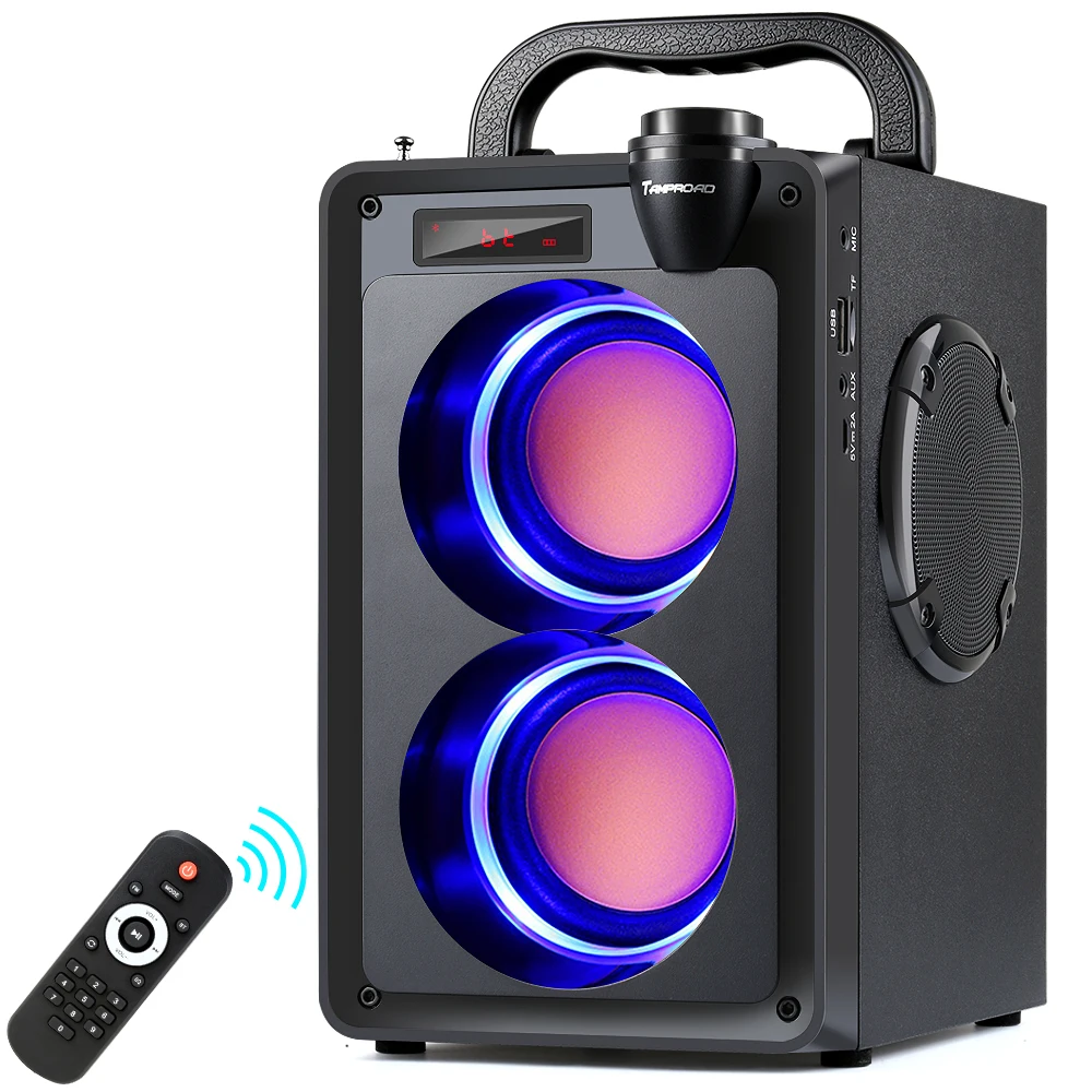 TOPROAD 20W Bluetooth Speaker Portable Wireless Stereo Bass Subwoofer Big Party Speakers Column Support FM Radio Remote Control
TOPROAD 20W Bluetooth Speaker Portable Wireless Stereo Bass Subwoofer Big Party Speakers Column Support FM Radio Remote Control