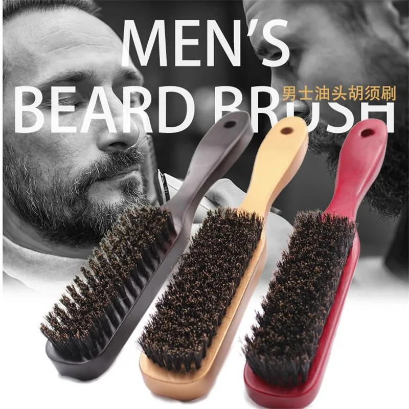 Wood Handle Boar Bristle Cleaning Brush Hairdressing Beard Brush Anti Static Barber Hair Styling Comb Shaving Tools For Men 30 
Wood Handle Boar Bristle Cleaning Brush Hairdressing Beard Brush Anti Static Barber Hair Styling Comb Shaving Tools For Men 30