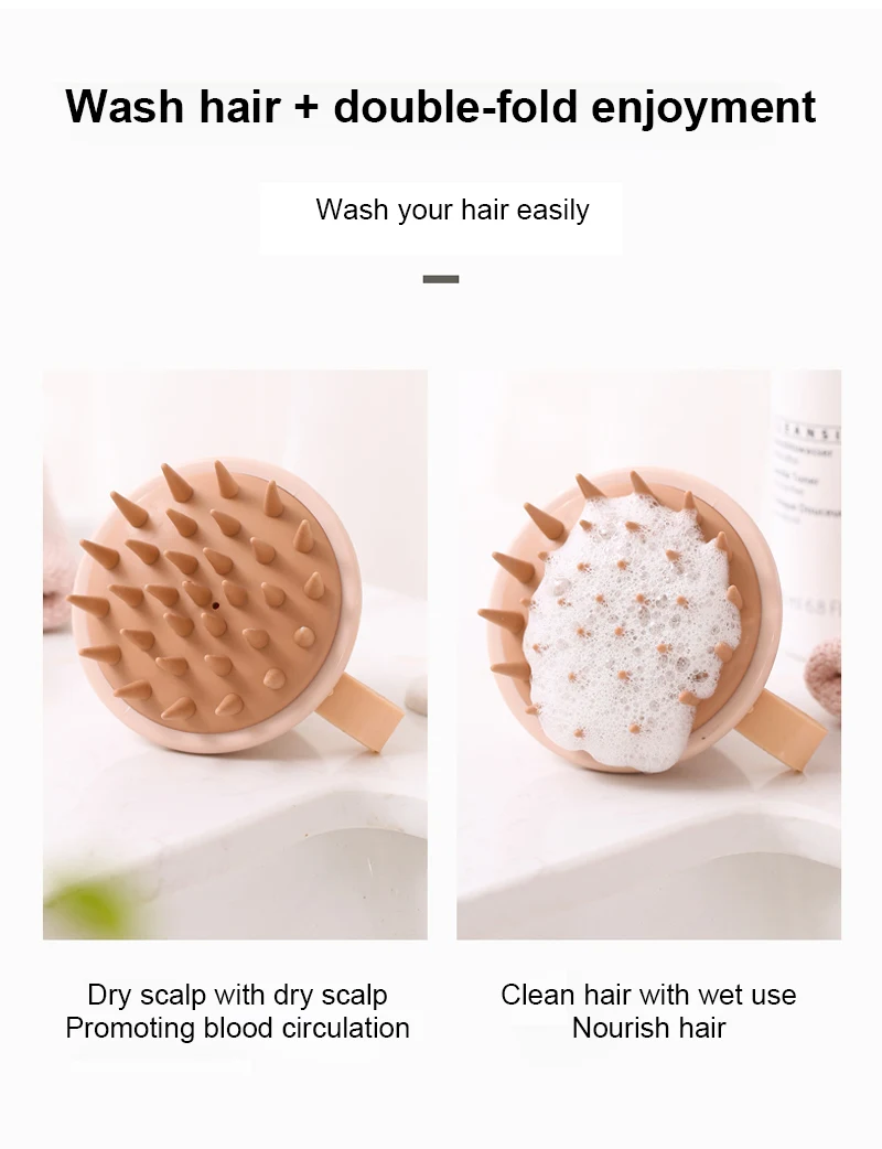 Shampoo Brush Handheld Silicone Head Massage Comb Multifunctional Mini Washing Shower Hair Comb Meridian Shampoo Massager Combs
Shampoo Brush Handheld Silicone Head Massage Comb Multifunctional Mini Washing Shower Hair Comb Meridian Shampoo Massager Combs