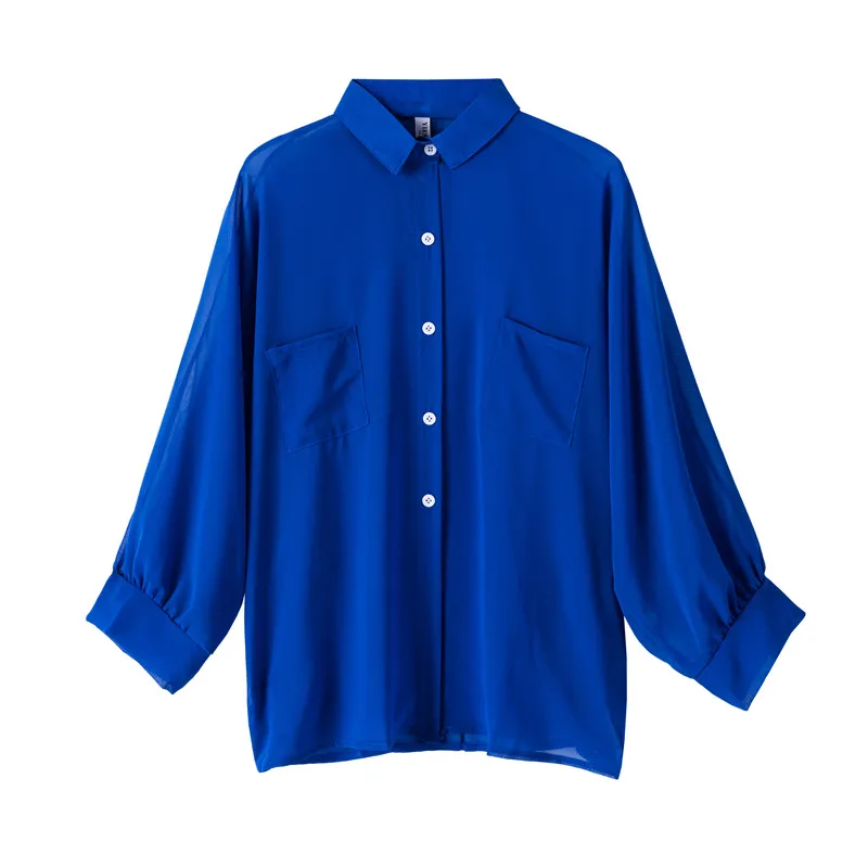 2021 new Hot selling women tops korean fashion long sleeve blouse casual ladies work button up shirt female purple top Ay515
2021 new Hot selling women tops korean fashion long sleeve blouse casual ladies work button up shirt female purple top Ay515