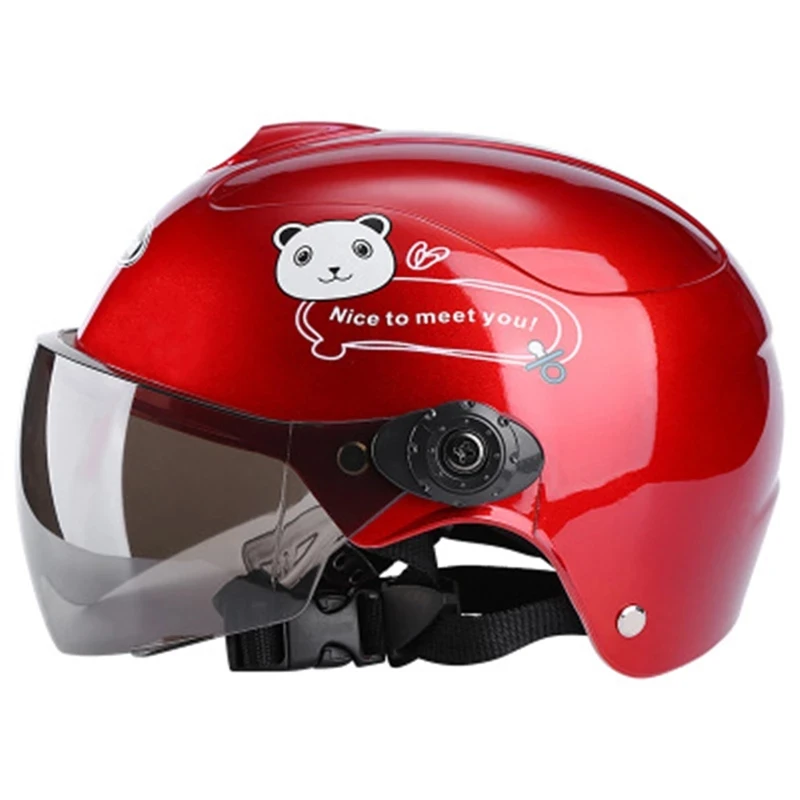 Motorcycle Helmet Children Helmet Scooter Crash Helmet Boy and Girl Kid Lovely Four Seasons Helmet Sunshade Sun Protection
Motorcycle Helmet Children Helmet Scooter Crash Helmet Boy and Girl Kid Lovely Four Seasons Helmet Sunshade Sun Protection