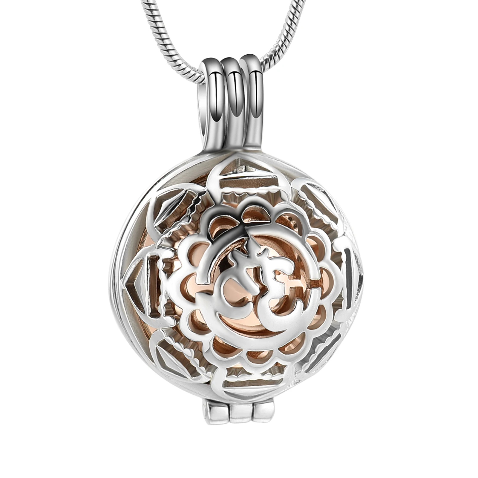 OM Flower Stainless Steel Memorial Jewelry Hold Mini Urn Jewelry For Ashes Keepsake Cremation Pendant Necklace Women
OM Flower Stainless Steel Memorial Jewelry Hold Mini Urn Jewelry For Ashes Keepsake Cremation Pendant Necklace Women