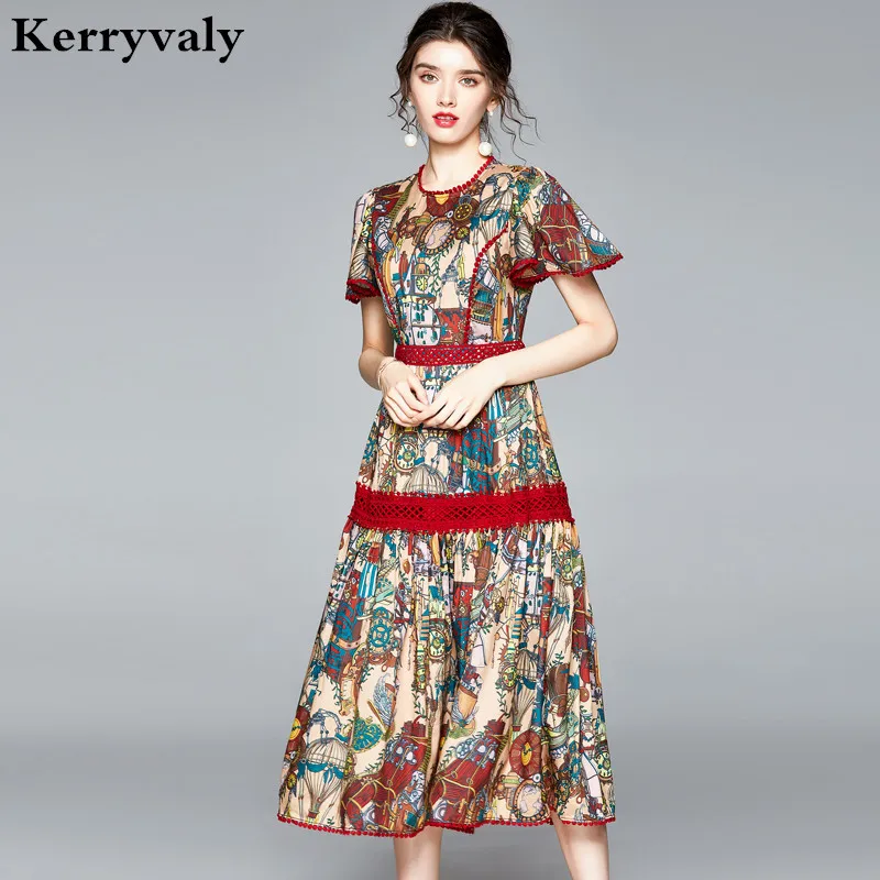 Lady Slim Puff Sleeve Floral Printed Summer Dress Vestidos Verano 2021 Mujer High-waist Midi Party Retro Dress Sukienka K8209 
Lady Slim Puff Sleeve Floral Printed Summer Dress Vestidos Verano 2021 Mujer High-waist Midi Party Retro Dress Sukienka K8209