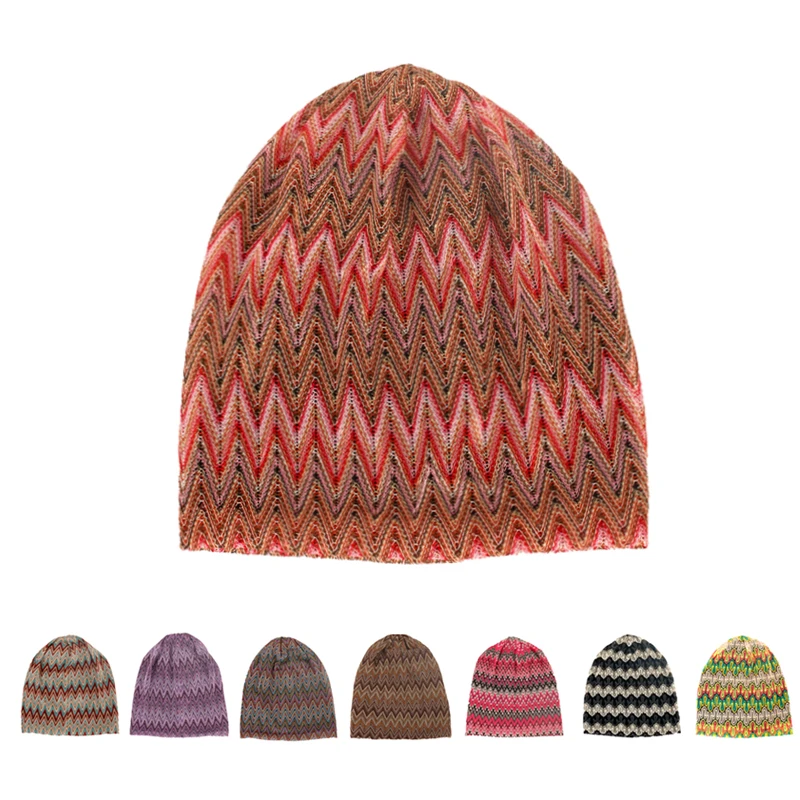 Women Fashion Striped Pattern Soft Elastic Beanies Hats Ladies Winter Warm Skullies Caps Hollow Design Baggy Slouchy Bonnet
Women Fashion Striped Pattern Soft Elastic Beanies Hats Ladies Winter Warm Skullies Caps Hollow Design Baggy Slouchy Bonnet