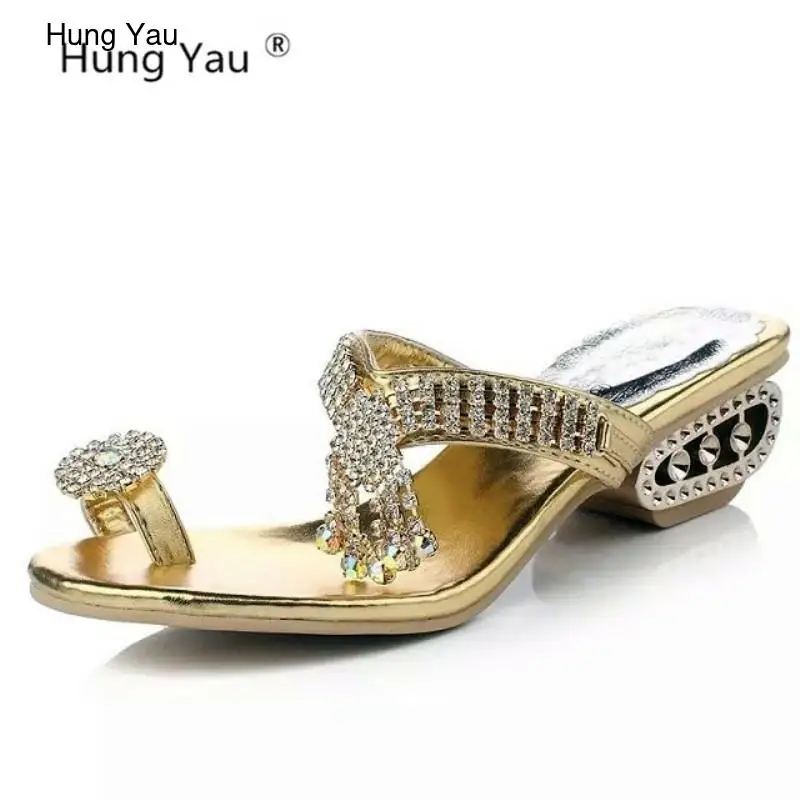 Women Sandals Rhinestone High Heel Pearl Sandal Fretwork Flip Flops Roman Peep Toe Summer Style Pumps Crystal Slipper Size 34-41
Women Sandals Rhinestone High Heel Pearl Sandal Fretwork Flip Flops Roman Peep Toe Summer Style Pumps Crystal Slipper Size 34-41