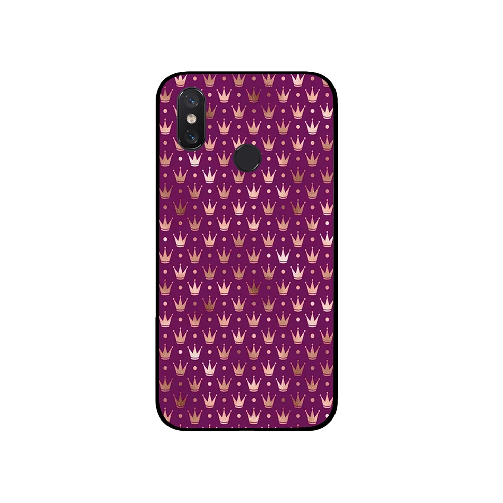 Экзотические фиолетового цвета с цветочным рисунком) для Роскошные Чехлы Xiaomi Mi 9 8