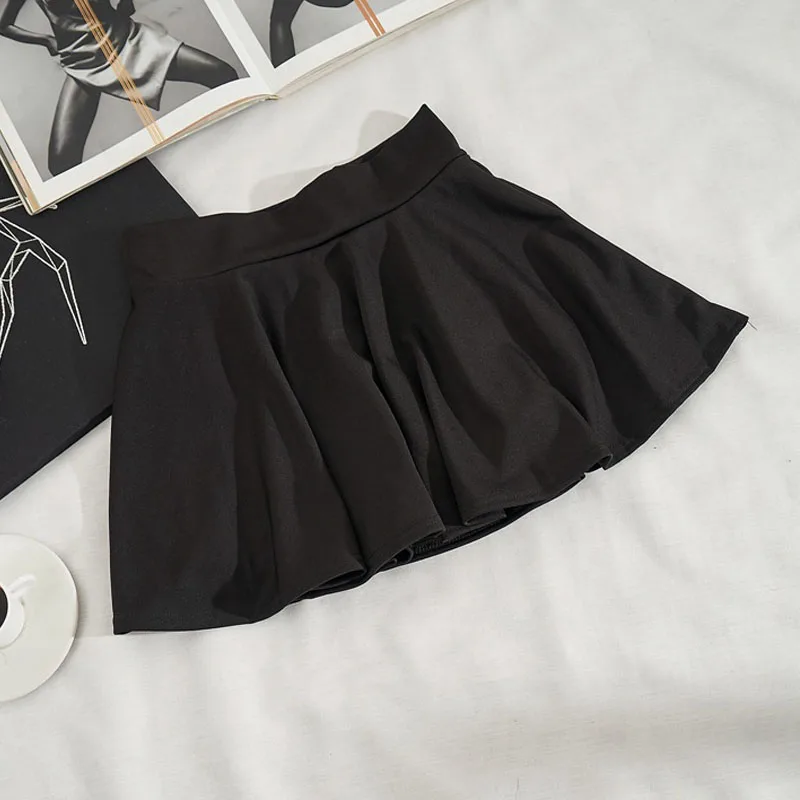 Black Elastic Waist Textured Skirt Preppy Plain Fit and Flare A Line Skirts Women Autumn High Waist Short Minimalist Skirt new
Black Elastic Waist Textured Skirt Preppy Plain Fit and Flare A Line Skirts Women Autumn High Waist Short Minimalist Skirt new