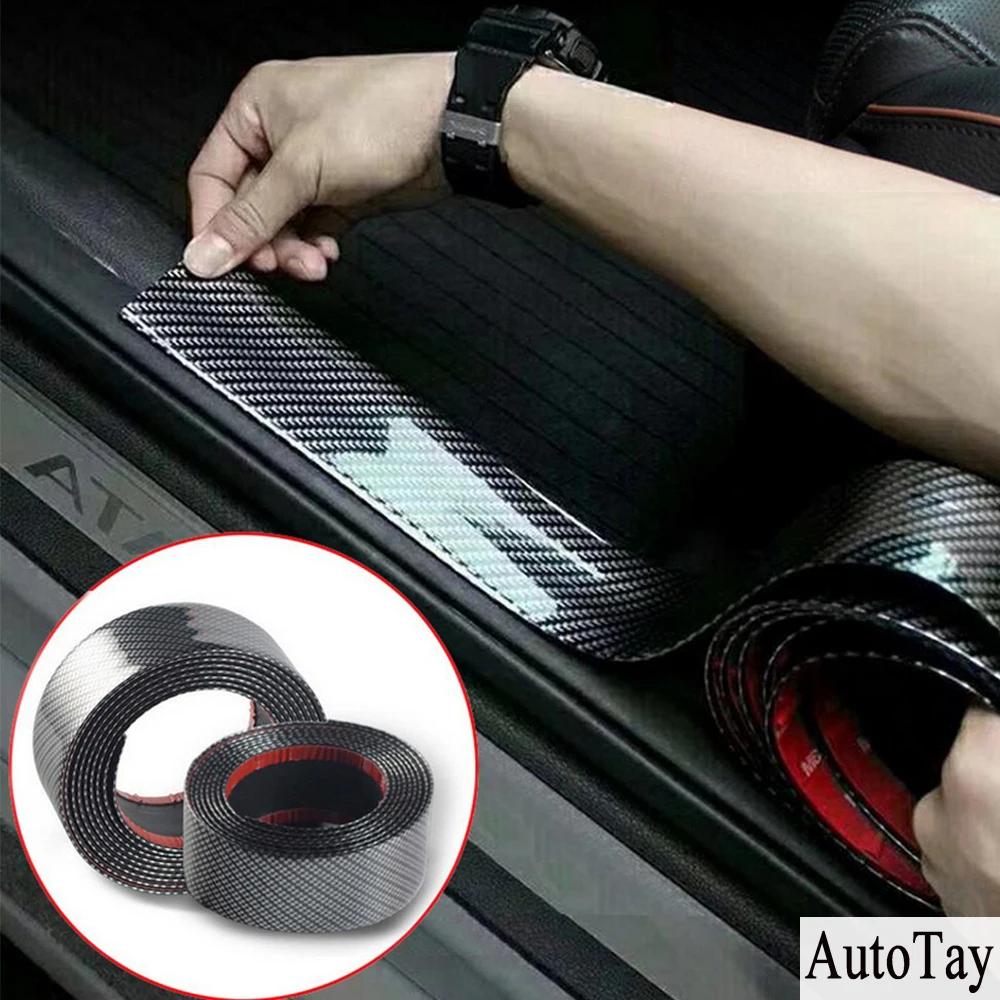 Universal Car Door Sill Scuff SUV Rubber Carbon Fiber Print Door Scuff Plate Threshold Cover Panel Step Protector Sticker Guard
Universal Car Door Sill Scuff SUV Rubber Carbon Fiber Print Door Scuff Plate Threshold Cover Panel Step Protector Sticker Guard