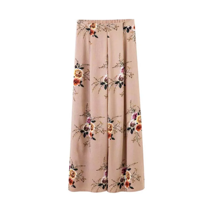 Summer Beach High Split Long Harem Pants Lady Boho Loose Chiffon Wide Leg Pants Flower Print Casual Pantalon White Coffee Black
Summer Beach High Split Long Harem Pants Lady Boho Loose Chiffon Wide Leg Pants Flower Print Casual Pantalon White Coffee Black