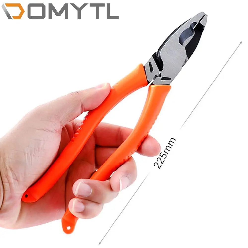 4in1 Wire Stripper Multifunctional Electrician Decrustation Pliers Non-slip Handle for Clamping Wires Cut Cable Crimp Terminal
4in1 Wire Stripper Multifunctional Electrician Decrustation Pliers Non-slip Handle for Clamping Wires Cut Cable Crimp Terminal