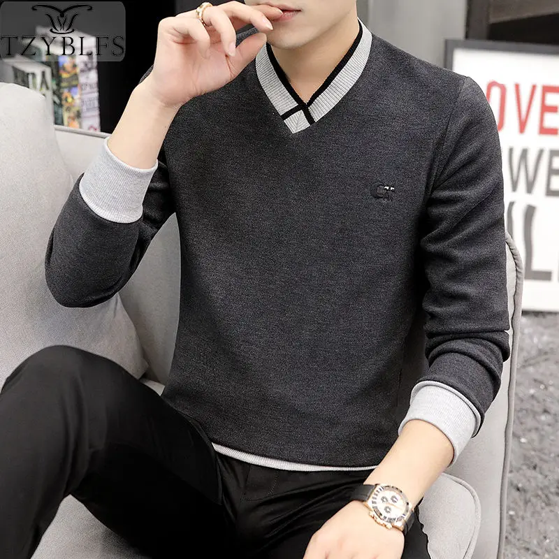 Winter Men V Neck Sweaters 2020 Fashion Kpop Full Sleeve Thick Warm Pullovers Male Casual Slim Fit High Quality Jumpers Tops
Winter Men V Neck Sweaters 2020 Fashion Kpop Full Sleeve Thick Warm Pullovers Male Casual Slim Fit High Quality Jumpers Tops