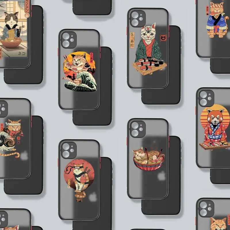 Neko Ramen Japan Cat Anime Phone Case matte transparent For iphone 7 8 11 12 plus mini x xs xr pro max cover
Neko Ramen Japan Cat Anime Phone Case matte transparent For iphone 7 8 11 12 plus mini x xs xr pro max cover