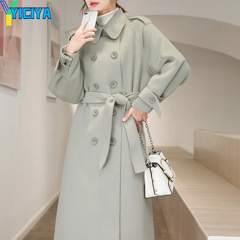 Женское свободное шерстяное пальто YICIYA в английском стиле, Дамское осеннее пальто в стиле Харадзюку, кашемировое пальто, длинные женские зи...
Женское свободное шерстяное пальто YICIYA в английском стиле, Дамское осеннее пальто в стиле Харадзюку, кашемировое пальто, длинные женские зи...