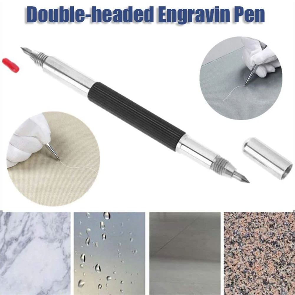 Tungsten Carbide Tip Scriber Dual-end Etching Engraving Scriber Pen with Caps for Glass Ceramics Metal
Tungsten Carbide Tip Scriber Dual-end Etching Engraving Scriber Pen with Caps for Glass Ceramics Metal