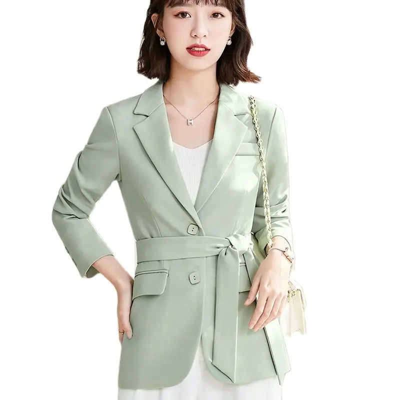 Rose Red Blazer Jacket Female Vogue Belt Waist Nice Pop Spring Autumn Korean Professional Suit Blazers Coat Girls Tops aq391
Rose Red Blazer Jacket Female Vogue Belt Waist Nice Pop Spring Autumn Korean Professional Suit Blazers Coat Girls Tops aq391