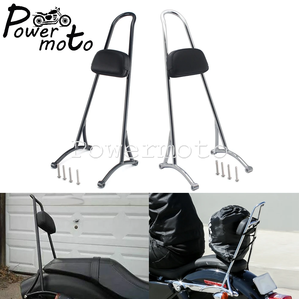 Motorcycle 20" Tall Rear Sissy Bar Passenger Backrest for Harley Sportster XL XLH 833 1200 R/C/S Sport Hugger Custom Forty Eight
Motorcycle 20" Tall Rear Sissy Bar Passenger Backrest for Harley Sportster XL XLH 833 1200 R/C/S Sport Hugger Custom Forty Eight