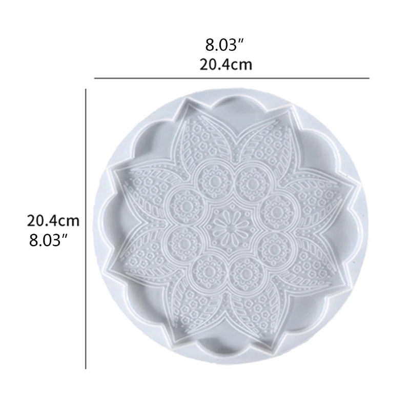 Mandala Coaster Epoxy Resin Mold Cup Mat Placemat Casting Silicone Mould DIY Crafts Home Decorations Making Tool
Mandala Coaster Epoxy Resin Mold Cup Mat Placemat Casting Silicone Mould DIY Crafts Home Decorations Making Tool