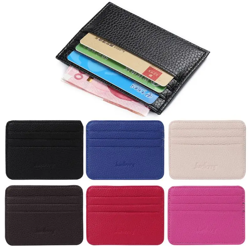 Fashion Women Men Business Pocket Slim Thin ID Credit Card Money Holder Wallet Unisex Casual Bus Card Protector Coin Case Purse
Fashion Women Men Business Pocket Slim Thin ID Credit Card Money Holder Wallet Unisex Casual Bus Card Protector Coin Case Purse