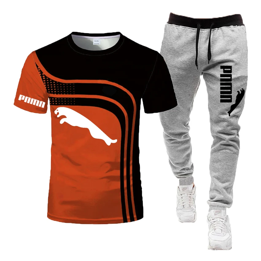 Men's leisure sports short sleeve T-shirt set spring summer fashion round neck 3D printed T-shirt + sports pants set s-3xl
Men's leisure sports short sleeve T-shirt set spring summer fashion round neck 3D printed T-shirt + sports pants set s-3xl