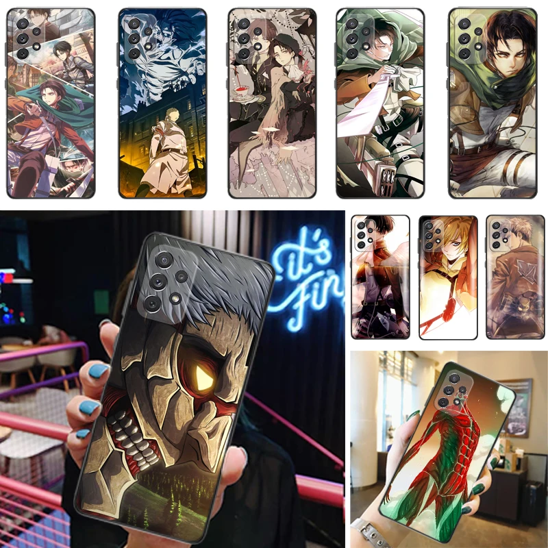 Attack On Titan Mikasa Ackerman Armin Arlert Levi Eren Jager Phone Case For Samsung Galaxy A52 A72 4G 5G Funda Back Cover
Attack On Titan Mikasa Ackerman Armin Arlert Levi Eren Jager Phone Case For Samsung Galaxy A52 A72 4G 5G Funda Back Cover