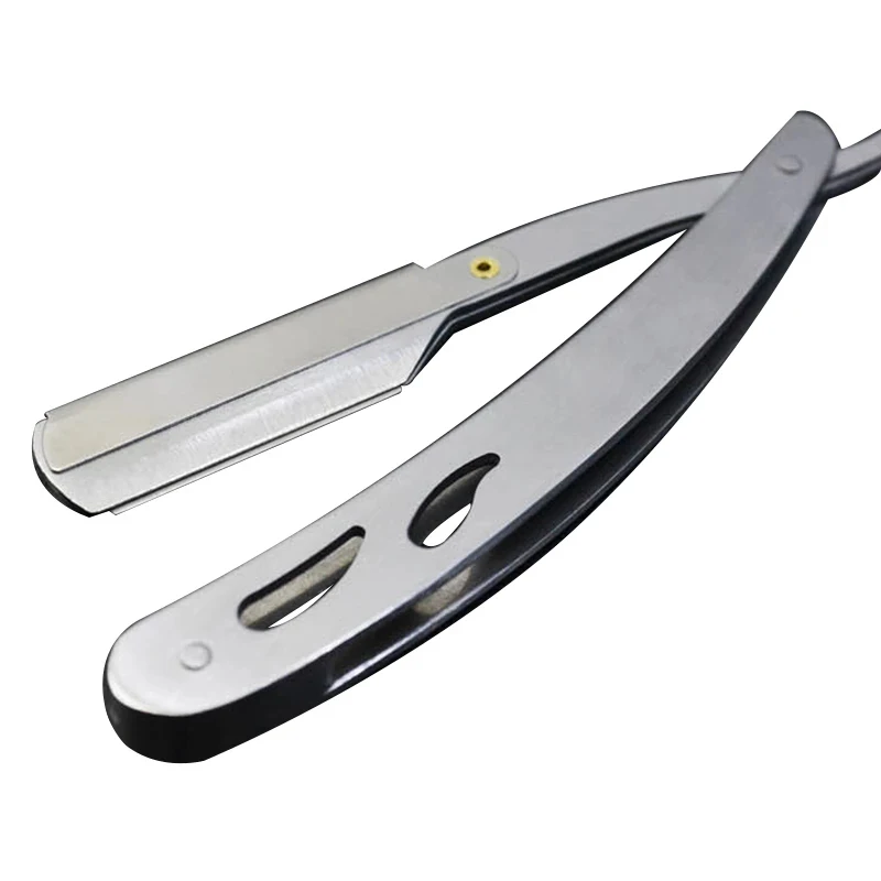 Men Shaving Barber Tools Hair Razor and Blades Antique Sliver Folding Shaving Knife Stainless Steel Straight razor Holder
Men Shaving Barber Tools Hair Razor and Blades Antique Sliver Folding Shaving Knife Stainless Steel Straight razor Holder