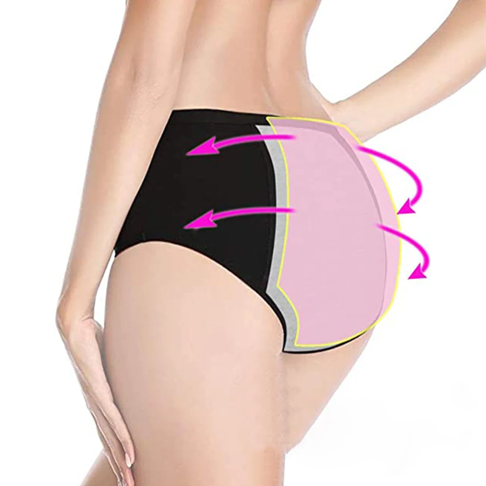 Menstrual Period Panties Comfortable Waterproof Leakproof Mid-Waist Briefs Plus Size Underwear To Avoid Embarrassing Underpants 
Menstrual Period Panties Comfortable Waterproof Leakproof Mid-Waist Briefs Plus Size Underwear To Avoid Embarrassing Underpants