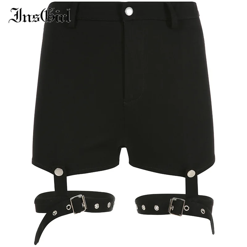 InsGirl Harajuku Dark Black Sexy Shirts Women High Waist Buttons Hollow Out Detachable Street Goth Punk Night Club Shorts Female
InsGirl Harajuku Dark Black Sexy Shirts Women High Waist Buttons Hollow Out Detachable Street Goth Punk Night Club Shorts Female