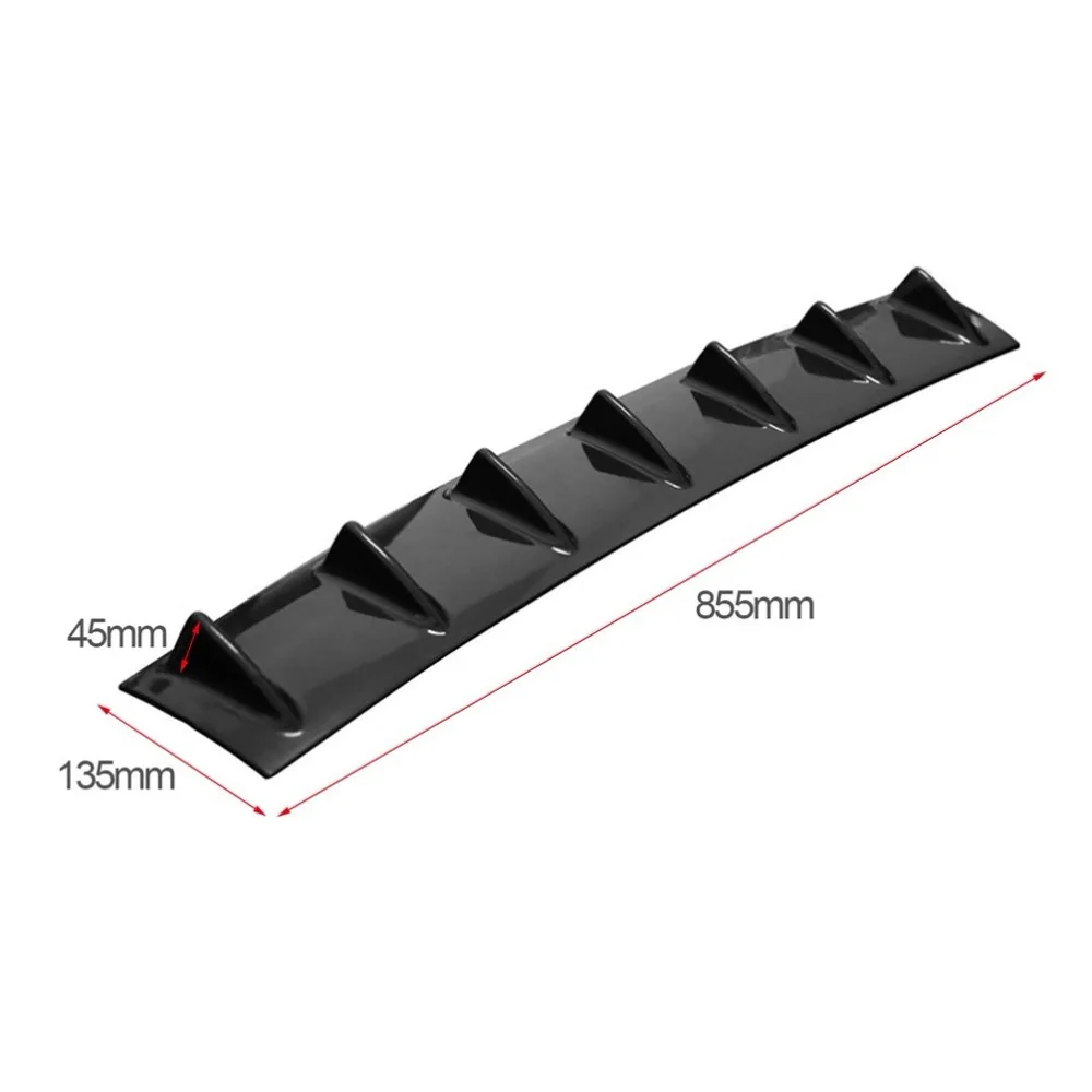Universal Car Rear Bumper Lip Diffuser 7 Fin Shark Fin Style Car Back Bumper Spoiler Lip Splitter Car-Styling ABS Plastic Top
Universal Car Rear Bumper Lip Diffuser 7 Fin Shark Fin Style Car Back Bumper Spoiler Lip Splitter Car-Styling ABS Plastic Top
