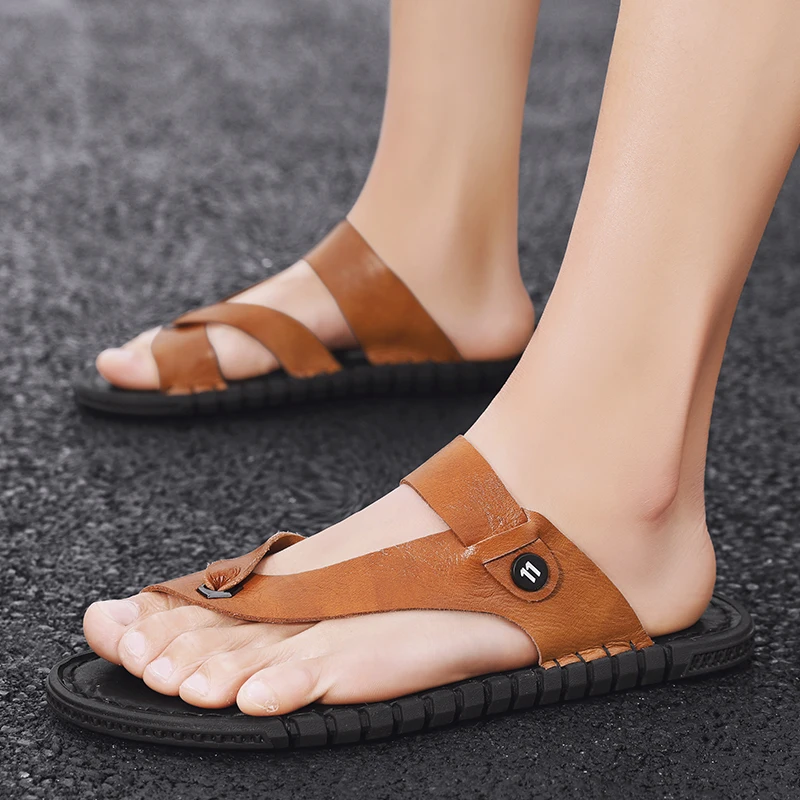 Safety Sandals Summer Sandals Men Sandalias For Man Beach Cuero Hombre Flip Flops Verano Sandalet Erkek Playa
Safety Sandals Summer Sandals Men Sandalias For Man Beach Cuero Hombre Flip Flops Verano Sandalet Erkek Playa