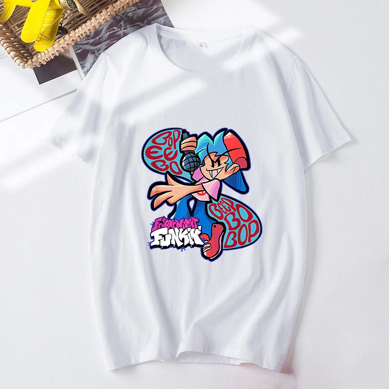 2021 модная футболка с надписью «пятница ночь» Funkin, футболка унисекс с короткими рукавами и мультяшными играми, хлопковая футболка, Забавные ...
2021 модная футболка с надписью «пятница ночь» Funkin, футболка унисекс с короткими рукавами и мультяшными играми, хлопковая футболка, Забавные ...