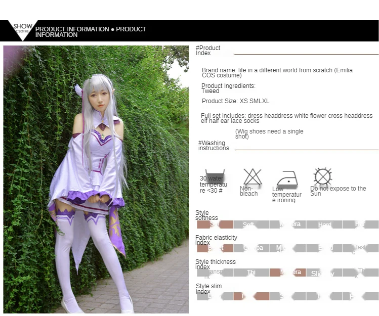 Life In Another World Emilia Heroine Cosplay Costume Female Skirt Suit JApanese Anime XS-XL Dress Anime Clothes
Life In Another World Emilia Heroine Cosplay Costume Female Skirt Suit JApanese Anime XS-XL Dress Anime Clothes