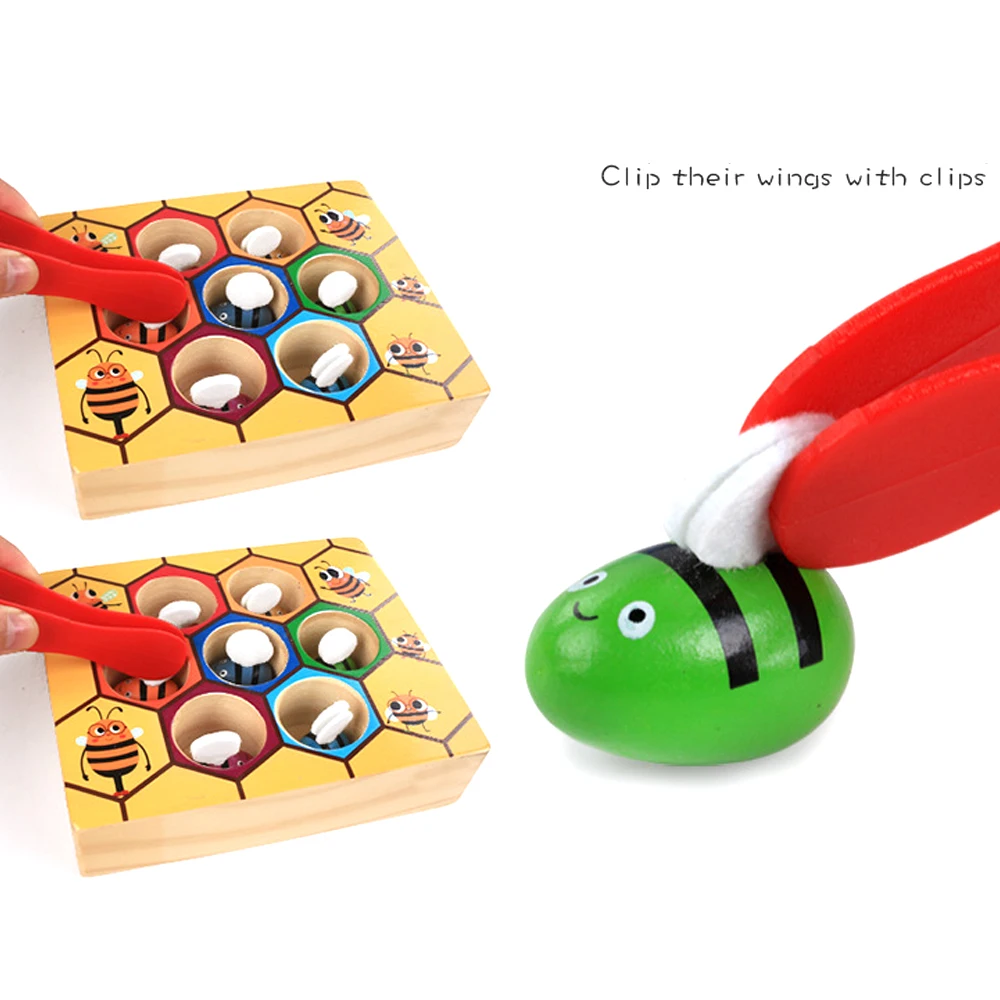 Hot Wooden Leaning Educatinal Toys Honeycomb Children Early Education Beehive Game Childhood Color Cognitive Clip Small Bee Toy
Hot Wooden Leaning Educatinal Toys Honeycomb Children Early Education Beehive Game Childhood Color Cognitive Clip Small Bee Toy