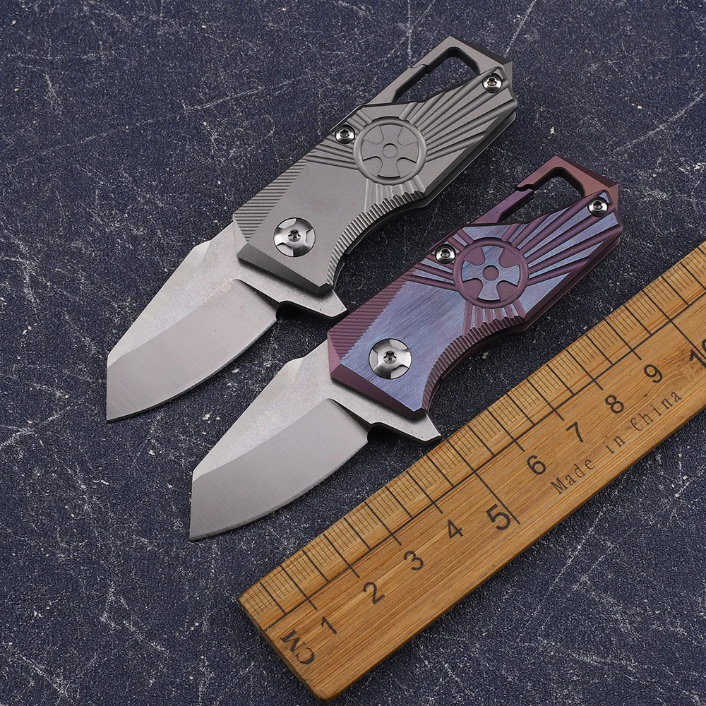 New M390 Blade Titanium Alloy Handle Camping Hunting Outdoor Rock Climbing Pocket Kitchen Fruit Knife EDC Tool
New M390 Blade Titanium Alloy Handle Camping Hunting Outdoor Rock Climbing Pocket Kitchen Fruit Knife EDC Tool