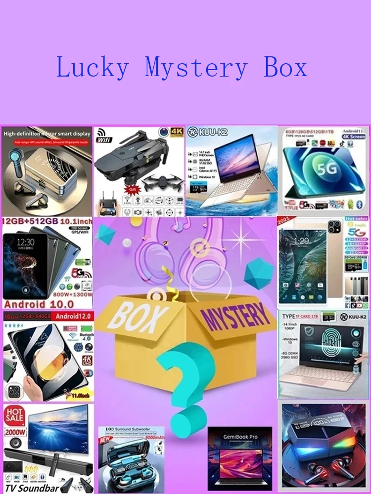 Самая популярная коробка с номером Lucky Mystery Высокое качество Новинка 100% выигрыш сюрприз случайный товар электронный продукт рождественские...
Самая популярная коробка с номером Lucky Mystery Высокое качество Новинка 100% выигрыш сюрприз случайный товар электронный продукт рождественские...