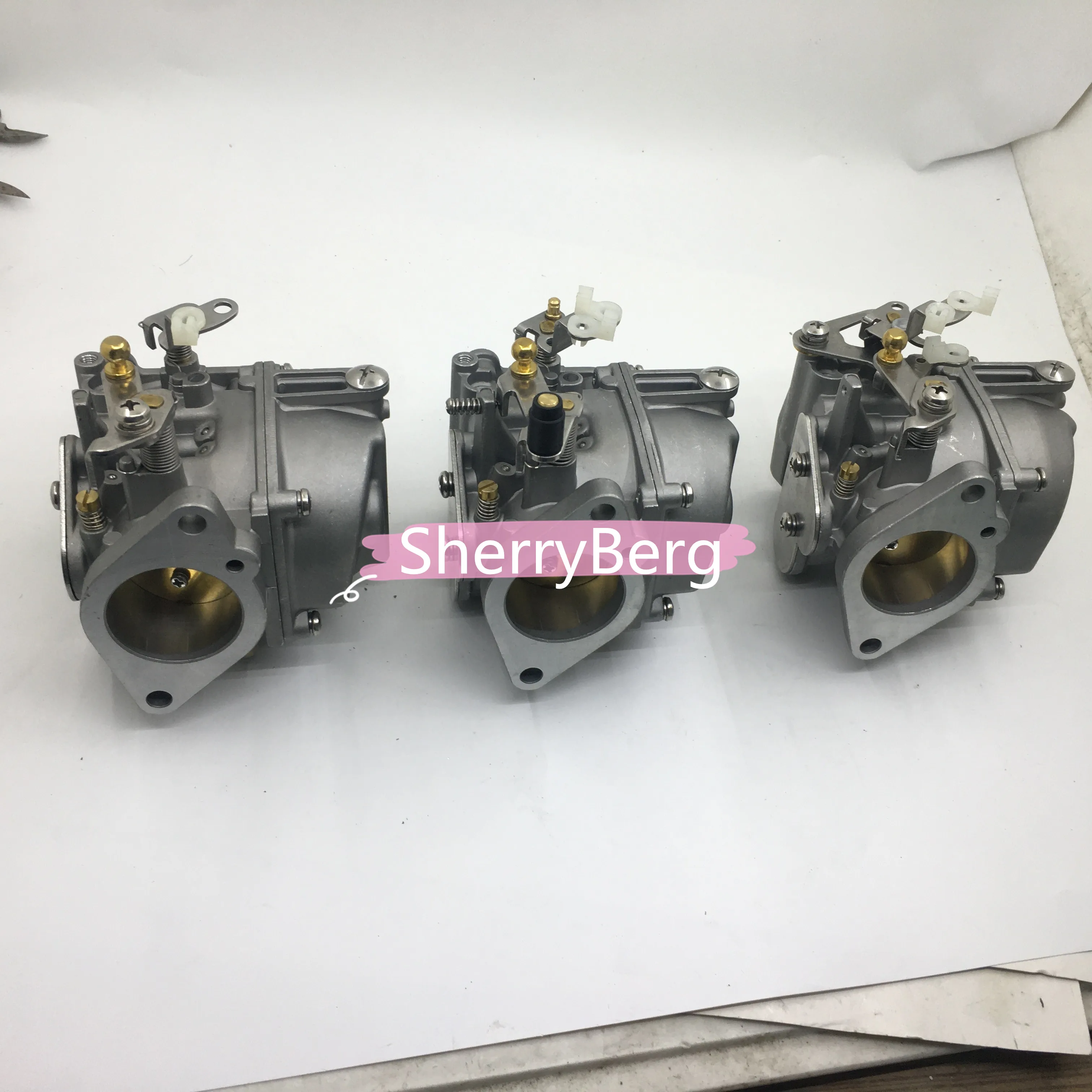 

SherryBerg carb carburetor carburettor OEM#688-14301-08-00/688-14302-08-00/68814303-08-00 for YAMAHA CARB SET (100624) 3 carbs