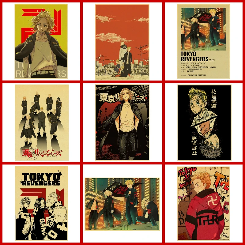 Japanese Anime Tokyo Revengers Retro Posters Prints Canvas Painting Home Bar Cafe Decor Wall Art Painting Gift HD Print Design
Japanese Anime Tokyo Revengers Retro Posters Prints Canvas Painting Home Bar Cafe Decor Wall Art Painting Gift HD Print Design
