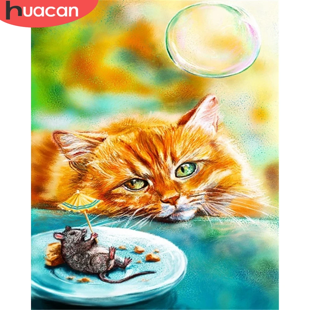 HUACAN Painting By Number Cat Kits Handpainted Picture By Number Animal Drawing On Canvas Home Decoration DIY Gift
HUACAN Painting By Number Cat Kits Handpainted Picture By Number Animal Drawing On Canvas Home Decoration DIY Gift