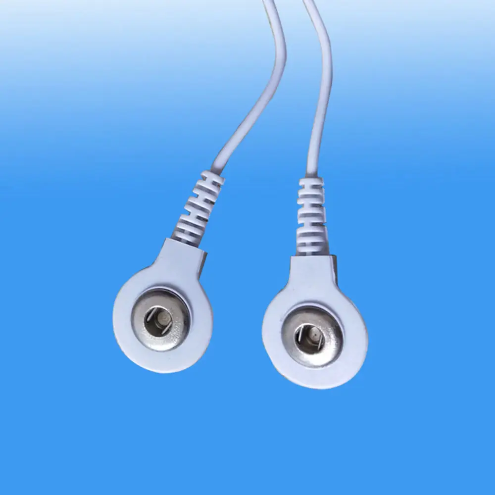 10pcs Electrode Lead Wires Pin-To-Snap Adapter Cables Plug W/ TENS 2 to 3.5mm Machine Treatment Instrument Conversion Line
10pcs Electrode Lead Wires Pin-To-Snap Adapter Cables Plug W/ TENS 2 to 3.5mm Machine Treatment Instrument Conversion Line
