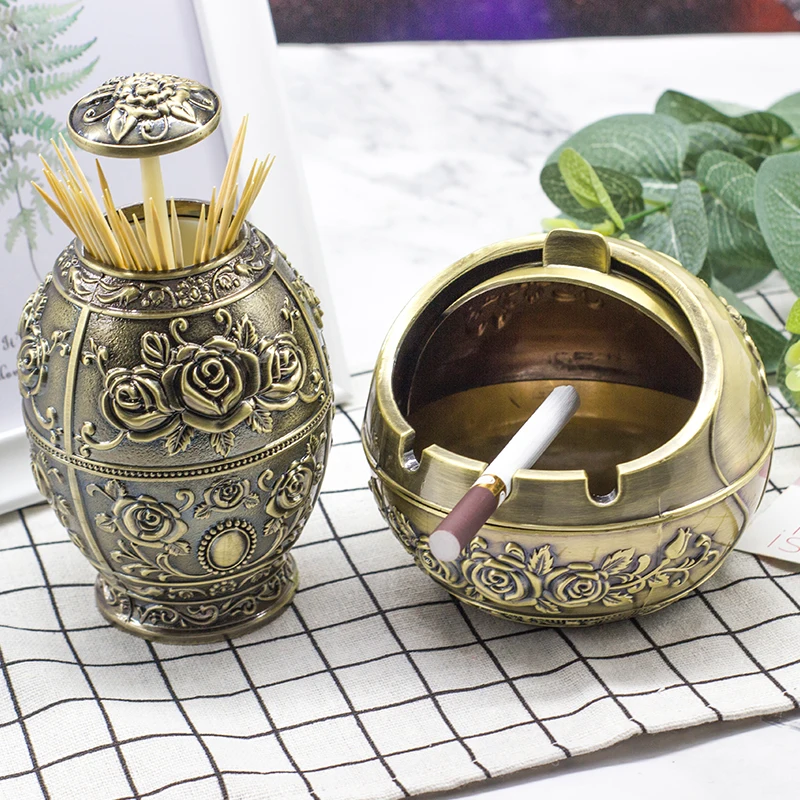 European ashtray creative personality trend multifunctional round fashion with cover windproof plus size lovely home living room
European ashtray creative personality trend multifunctional round fashion with cover windproof plus size lovely home living room