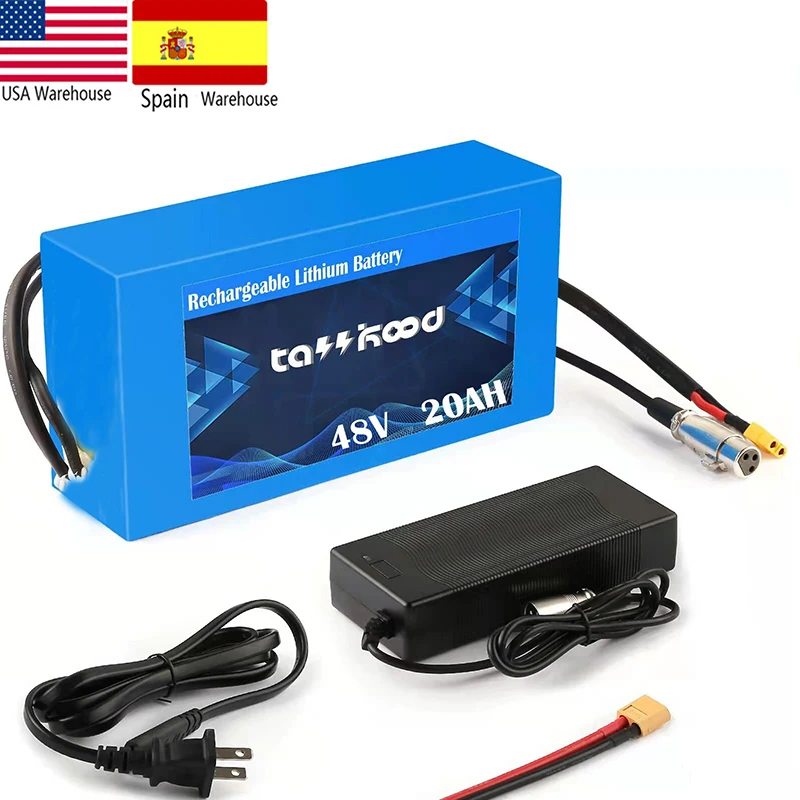 48 Volt 1000W Electric Bike Lithium Battery Pack 48V 20Ah 18650 Built-in 30A BMS with Charger batteria per bicicletta elettrica
48 Volt 1000W Electric Bike Lithium Battery Pack 48V 20Ah 18650 Built-in 30A BMS with Charger batteria per bicicletta elettrica