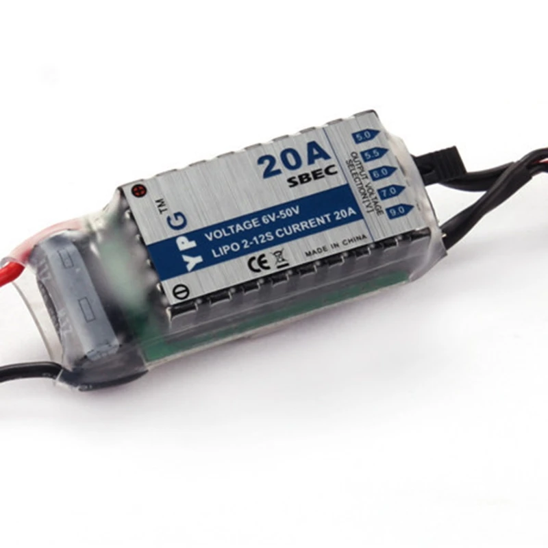 YPG 20A HV SBEC for RC Model Airplane No Programming Required Model Remote Control Toy YPG Series 20A SBEC Brushless ESC
YPG 20A HV SBEC for RC Model Airplane No Programming Required Model Remote Control Toy YPG Series 20A SBEC Brushless ESC