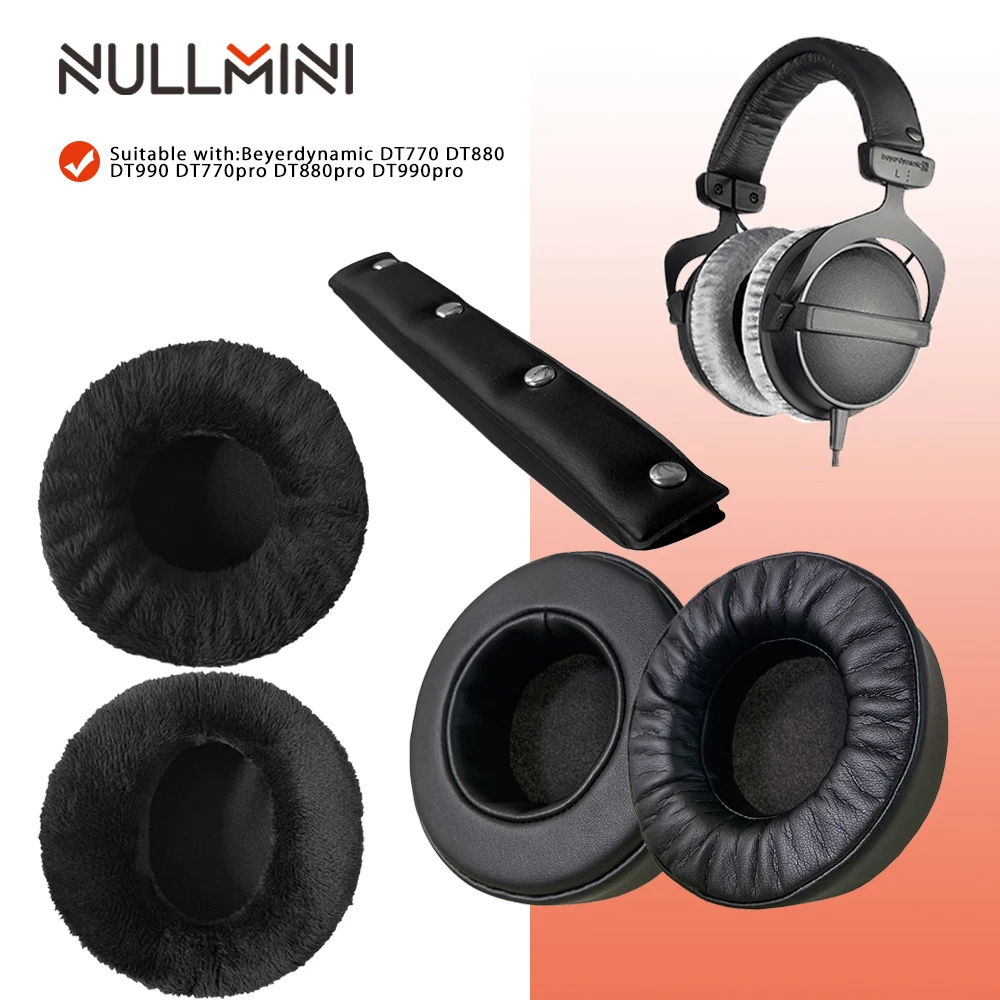 Сменные амбушюры NullMini для наушников Beyerdynamic DT770 DT880 DT990 DT770pro DT880pro DT990pro|Аксессуары