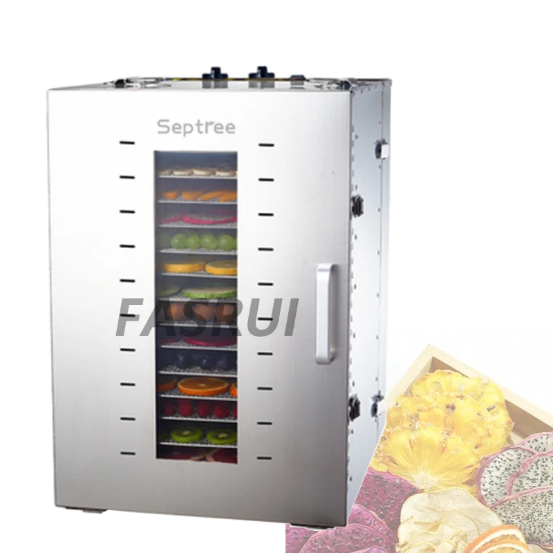 16 Layers Fruit Dryer For Vegetables Food Dehydrator Stainless Steel Pet Snacks Fruit Drying Machine Commercial
16 Layers Fruit Dryer For Vegetables Food Dehydrator Stainless Steel Pet Snacks Fruit Drying Machine Commercial