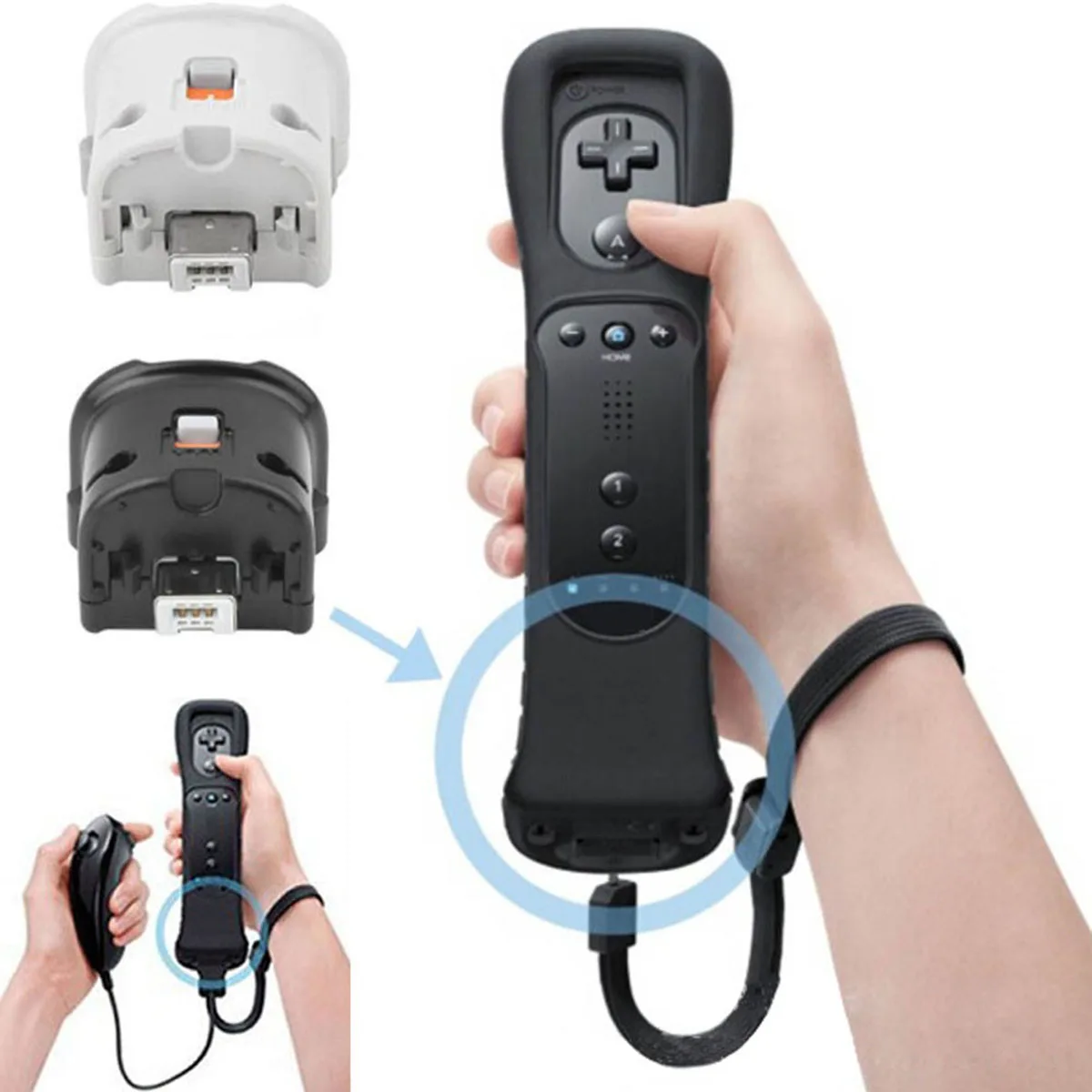Universal External Motion Plus Sensor Game Console Remote Controller Adapter With Silicone Case For Wii Console
Universal External Motion Plus Sensor Game Console Remote Controller Adapter With Silicone Case For Wii Console