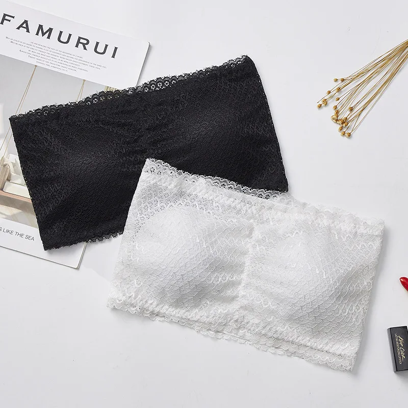 Women Strapless Bra Sexy Lace Chest Wraps Tube Tops Fashion Soft High Elastic Seamless Padded Underwear Invisible Stretchy
Women Strapless Bra Sexy Lace Chest Wraps Tube Tops Fashion Soft High Elastic Seamless Padded Underwear Invisible Stretchy