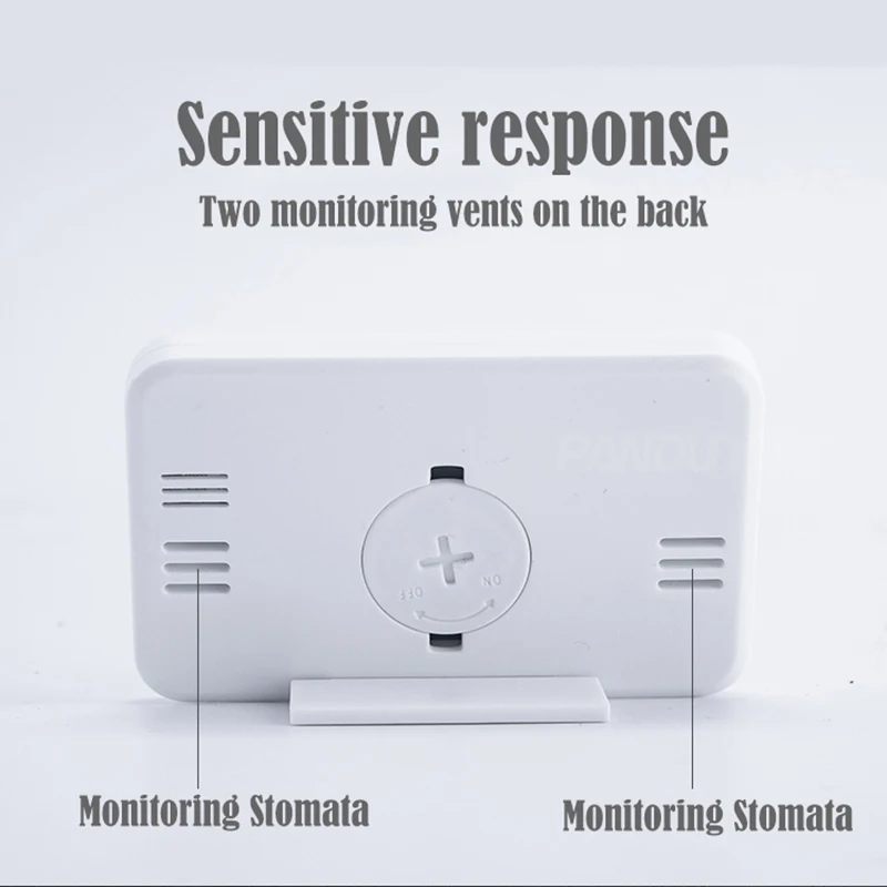Ultrathin Digital Temperature Humidity Multifunction Electronic Temperature Humidity Monitor Indoor Home Thermometer Hygrometer