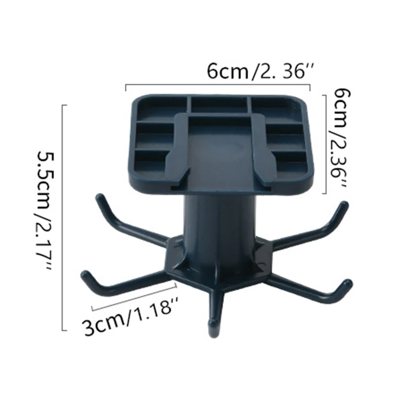 360 Degrees Rotated Kitchen Hooks 6 Hooks Clothes Shelf Hanger Self Adhesive Wall Dish Drying Rack Holder For Kitchen Storage
360 Degrees Rotated Kitchen Hooks 6 Hooks Clothes Shelf Hanger Self Adhesive Wall Dish Drying Rack Holder For Kitchen Storage